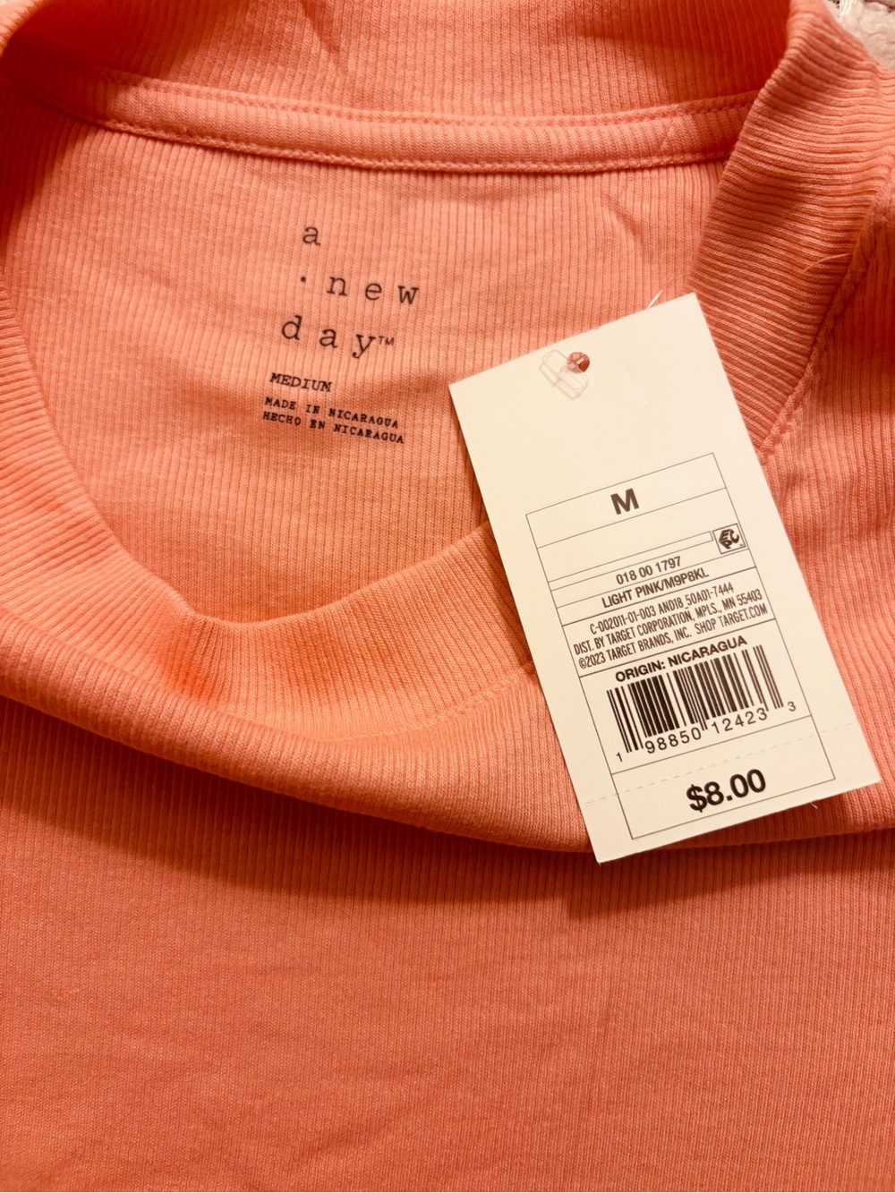 a new day women’s Light Pink Crew Tee